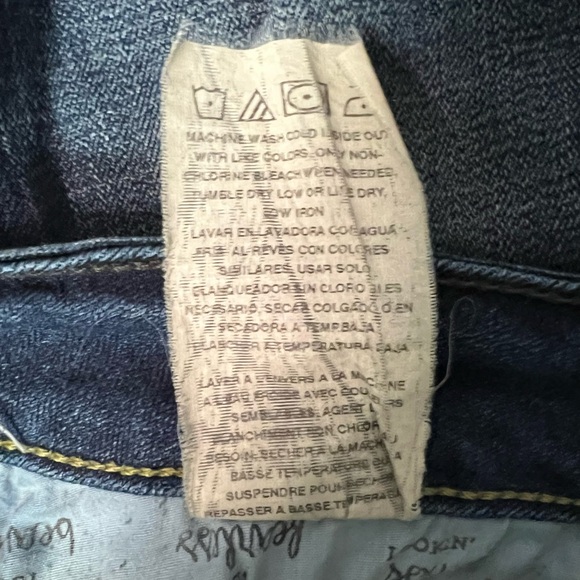 Lee Modern Series Curvy Fit Bootcut Jeans - sz 4 Medium - Picture 9 of 12